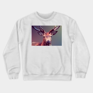 Abstract Deer Crewneck Sweatshirt